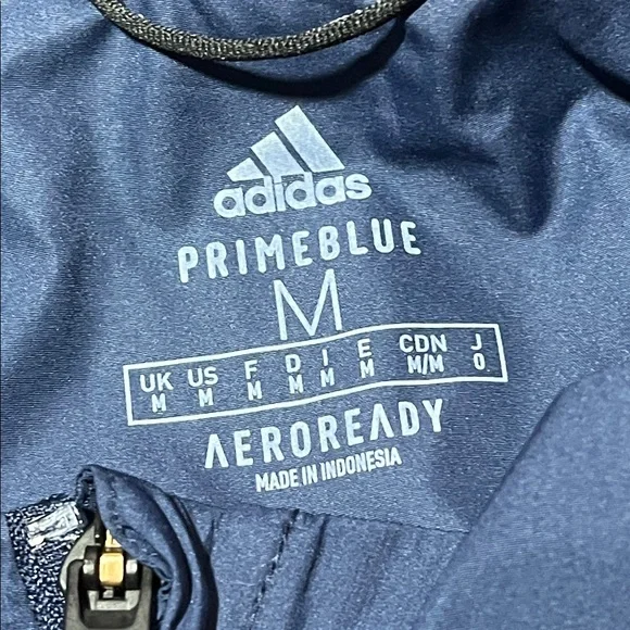 NWT Adidas 2020 Boston Marathon Running Jacket - Red & Blue - Size M - Picture 4 of 13